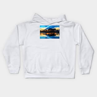 Dreamy Sunset Reflections Kids Hoodie